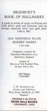 Cover of: Book of Hallmarks: Old Sheffield Plate Maker's Marks 1743 to 1860