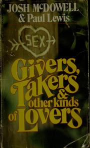 Cover of: Givers, takers & other kinds of lovers