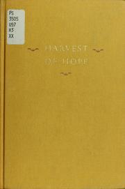 Cover of: Harvest of hope.