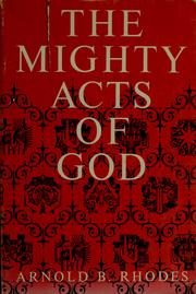 Cover of: The mighty acts of God