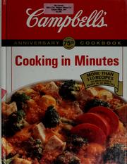 Cover of: Cooking in minutes