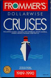 Cover of: Frommer's dollarwise cruises by Marylyn Springer, Donald A. Schultz, Marylyn Springer