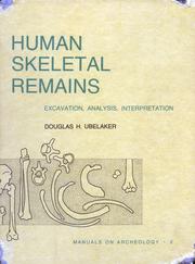 Cover of: Human Skeletal Remains by 