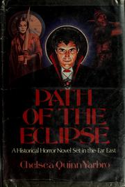 Cover of: Path of the Eclipse: a historical horror novel, fourth in the Count de Saint-Germain series