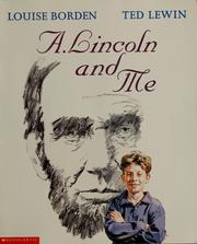 Cover of: A. Lincoln and me