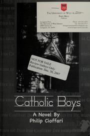 Cover of: Catholic boys by Philip Cioffari