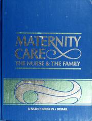 Cover of: Maternity care | Margaret Duncan Jensen
