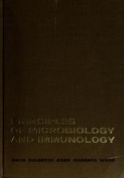 Cover of: Principles of microbiology and immunology