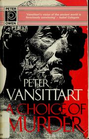 Cover of: A choice of murder