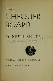 Cover of: The chequer board