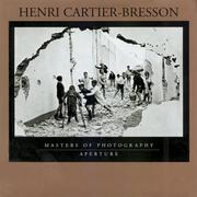 Cover of: Henri Cartier-Bresson (Aperture Masters of Photography) by Henri Cartier-Bresson