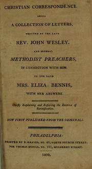 Cover of: Christian correspondence