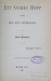Cover of: Ett större hopp by Alfred Rundquist