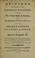 Cover of: Opinions respecting the commercial intercourse between the United States of America, and the dominions of Great-Britain