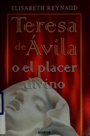 Cover of: Teresa de Ávila by Elisabeth Reynaud