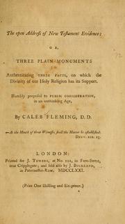 The open address of New Testament evidence by Caleb Fleming