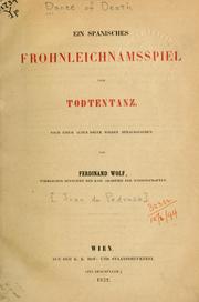 Cover of: Ein spanisches Frohnleichnamsspiel vom Todtentanz