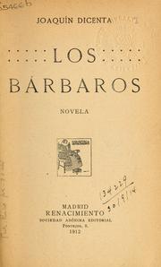 Cover of: Los barbaros: novela.