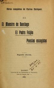 Cover of: El maestre de Santiago by Manuel Curros Enríquez