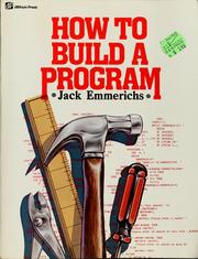 Cover of: How to build a program