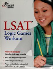 Cover of: LSAT logic games workout