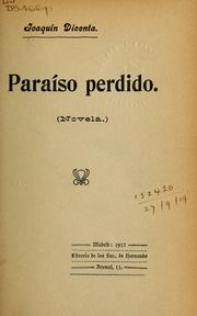 Cover of: Paraíso perdido: novela