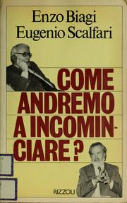 Cover of: Come andremo a incominciare?