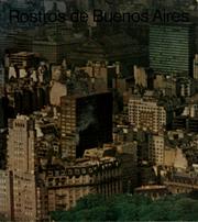 Cover of: Rostros de Buenos Aires. by Municipalidad de la Ciudad de Buenos Aires