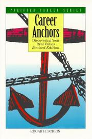 Cover of: Career anchors by Schein, Edgar H.