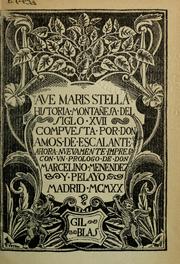Cover of: Ave Maris Stella: historia montañes del siglo XVII