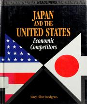 Cover of: Japan and the United States: economic competitors