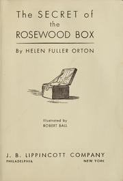 Cover of: The secret of the rosewood box.