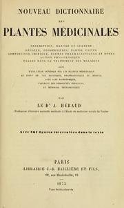 Cover of: Nouveau dictionnaire des plantes médicinales by Auguste Héraud