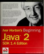 Cover of: Beginning Java 2 SDK 1.4 edition
