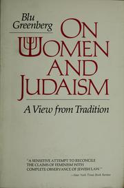 Cover of: On women & Judaism: a view from tradition