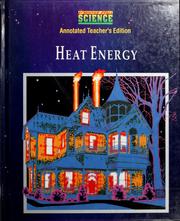Cover of: Heat energy
