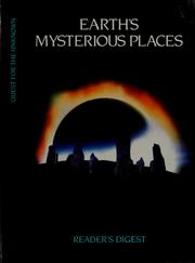 Cover of: Earth's Mysterious Places by Reader's Digest Association