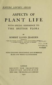 Cover of: Aspects of plant life by R. Lloyd Praeger