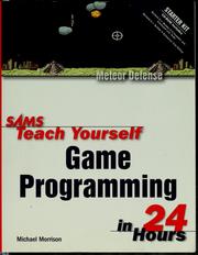 Cover of: Sams teach yourself game programming in 24 hours