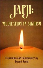 Cover of: Japji: meditation in Sikhism