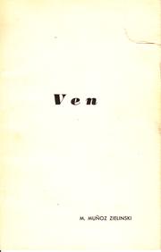 Cover of Ven .. by m. muñoz zielinski