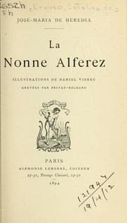 Cover of: La nonne Alferez