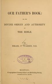 Cover of: Our father's book