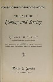 Cover of: The art of cooking and serving