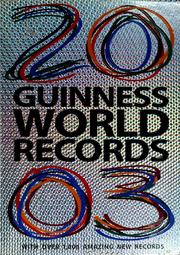 Cover of: Guinness world records 2003