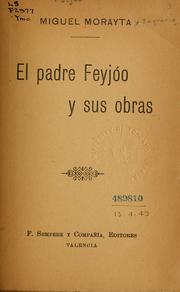 Cover of: El padre Feyjóo y sus obras