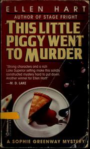 Cover of: This little piggy went to murder