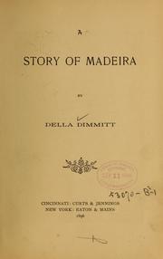 Cover of: A story of Madeira