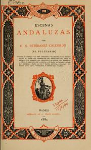 Cover of: Escenas Andaluzas