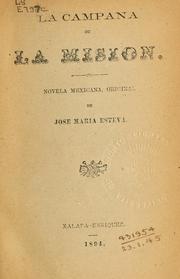 Cover of: La campana de la maison by José María Esteva